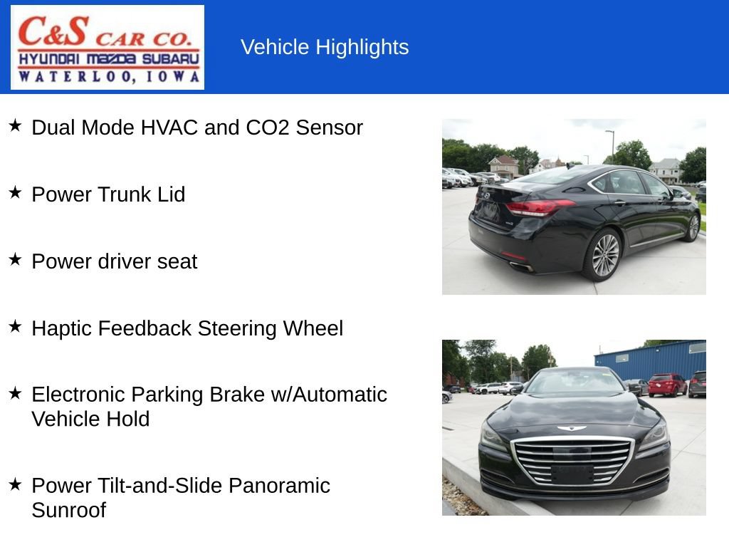 Used 2015 Hyundai Genesis 3.8 w/ Option Group 04 AWD/4WD image 9
