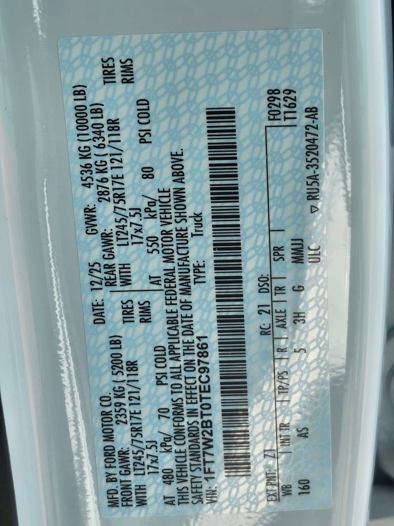 New 2026 Ford F250 XL w/ XL Chrome Package image 33