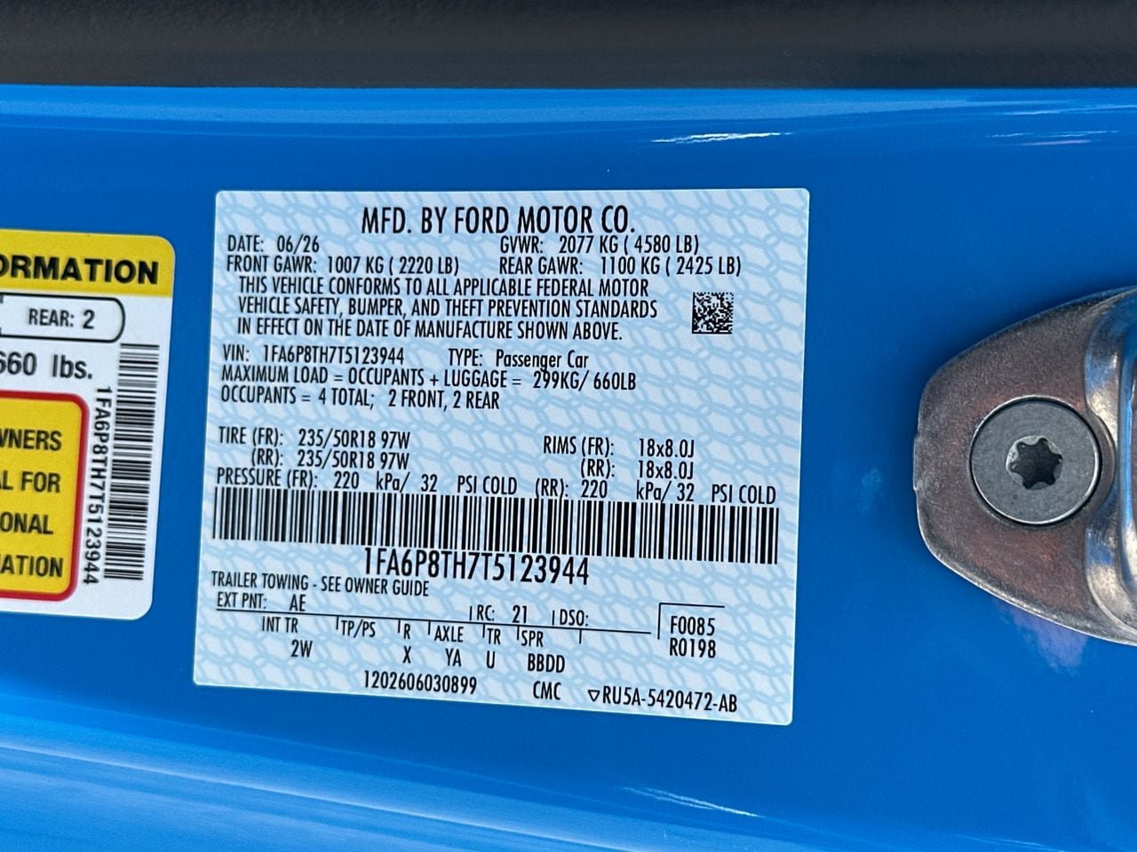New 2026 Ford Mustang Coupe RWD image 30