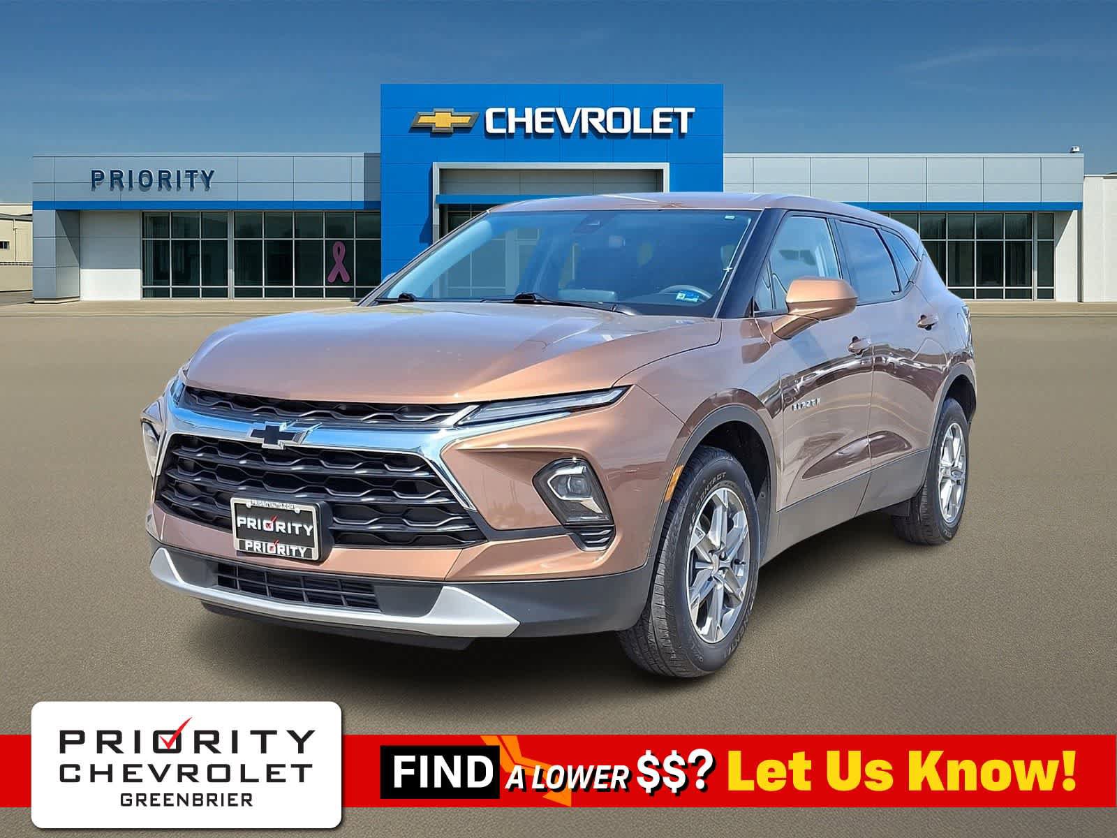 Certified 2023 Chevrolet Blazer LT w/ LPO, Black Grille Bar Package FWD image 1