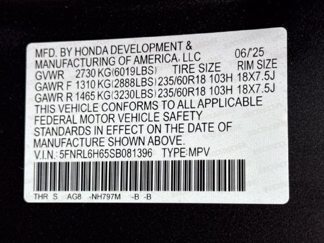 Used 2025 Honda Odyssey EX-L image 26