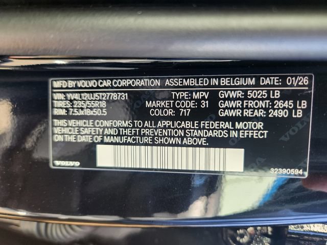 New 2026 Volvo XC40 B5 Core w/ Climate Package AWD/4WD image 25