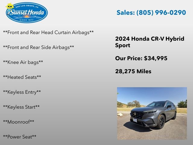 Certified 2024 Honda CR-V Sport image 14