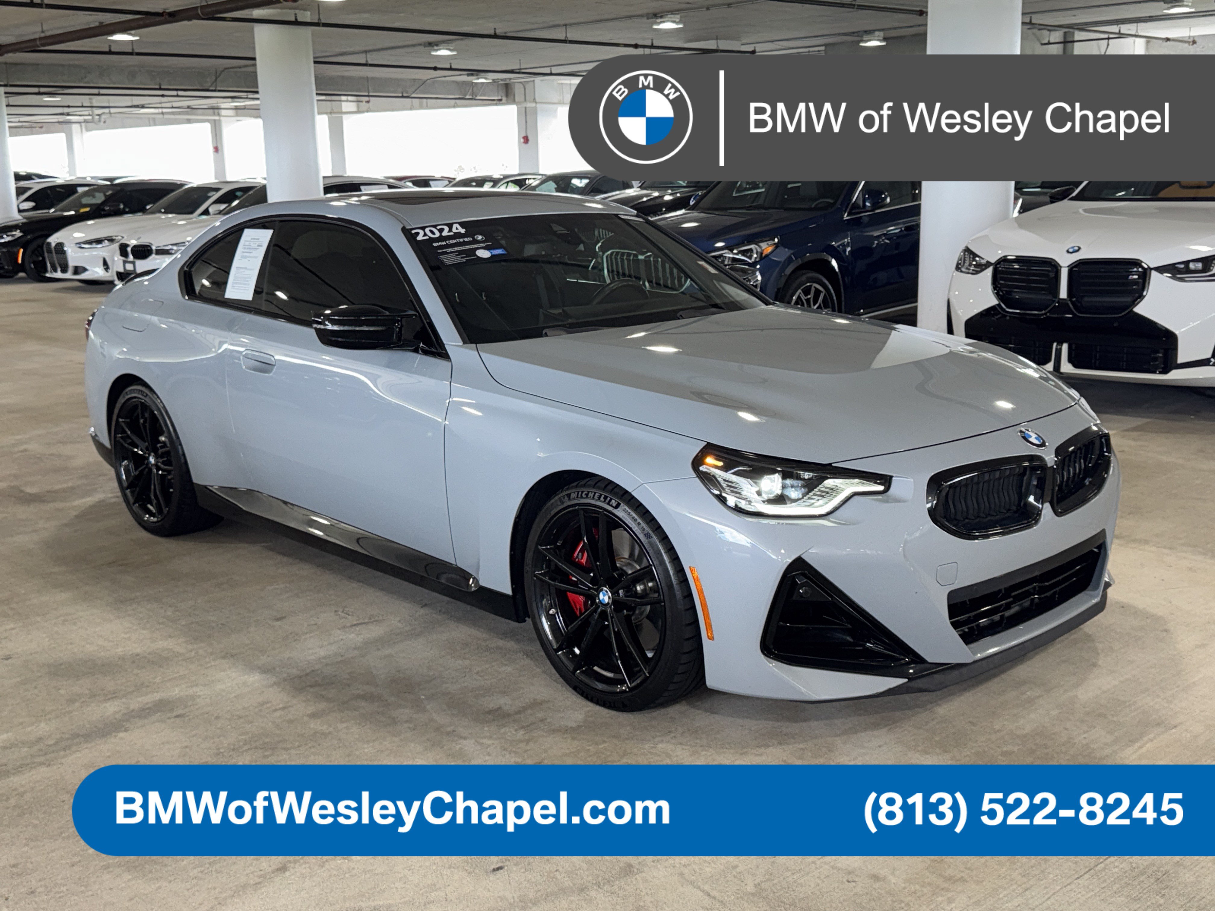 Used 2024 BMW M240i Coupe w/ Premium Package RWD image 1