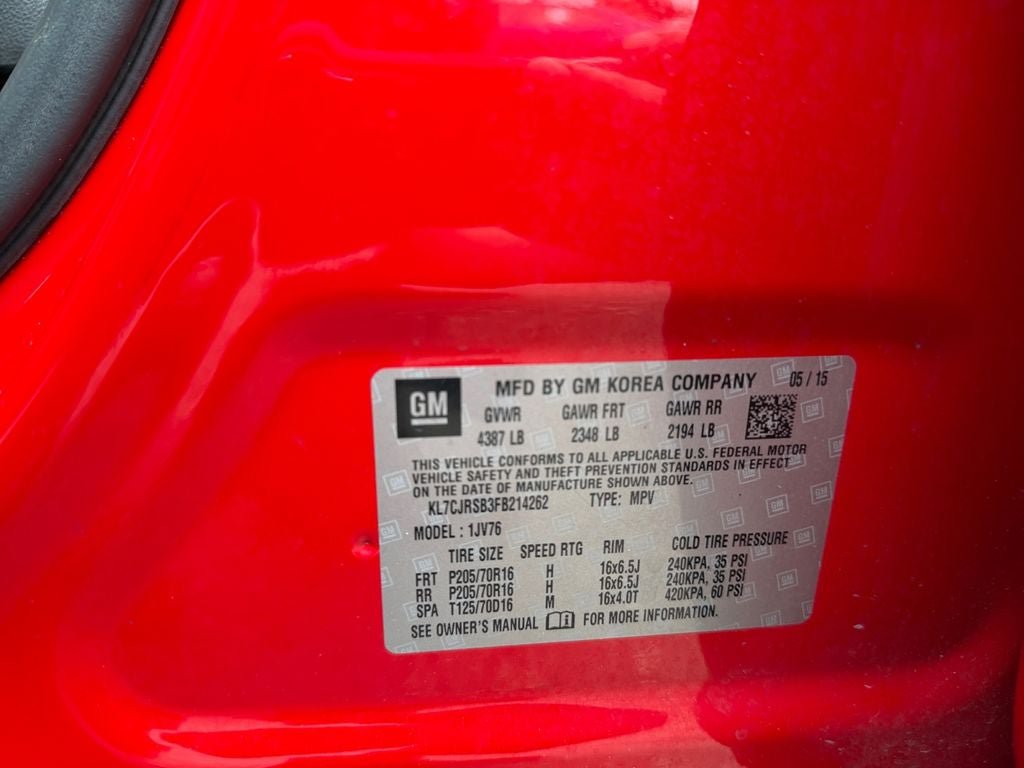 Used 2015 Chevrolet Trax LT w/ LT Sun and Sound Package AWD/4WD image 36