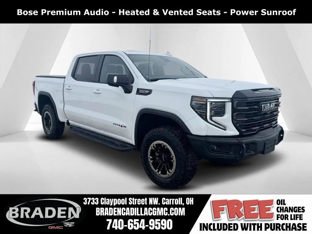 New 2026 GMC Sierra 1500 AT4X w/ LPO, Black Badging Package