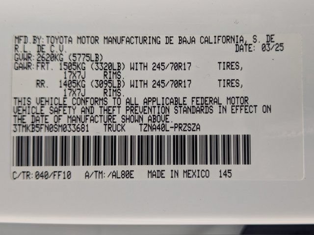 Used 2025 Toyota Tacoma SR5 RWD image 27