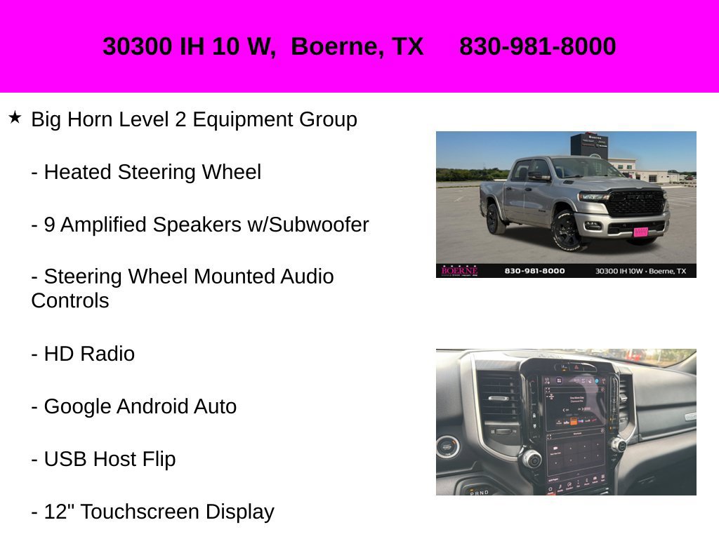 Used 2025 RAM 1500 Big Horn AWD/4WD image 35