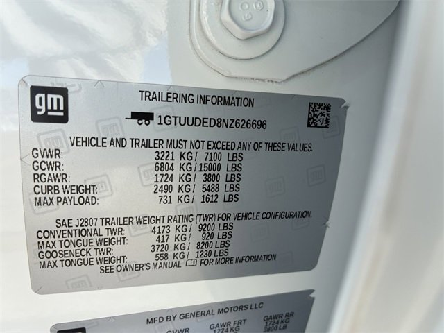 Used 2022 GMC Sierra 1500 SLT w/ SLT Convenience Package image 33