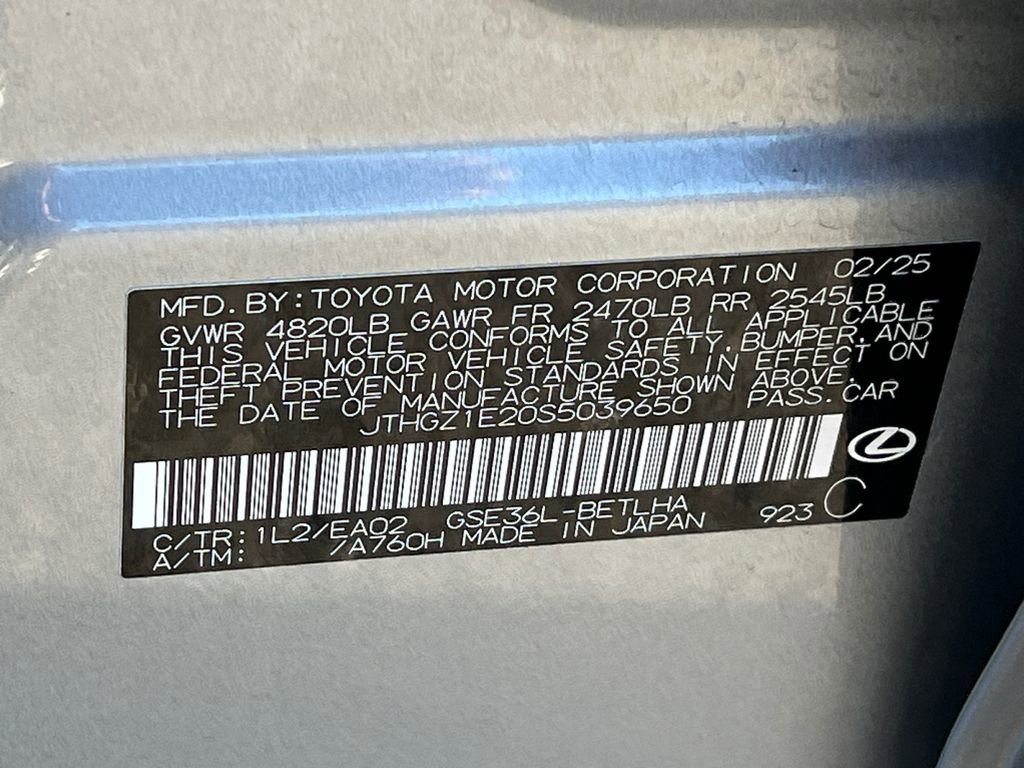 Certified 2025 Lexus IS 350 F Sport image 27