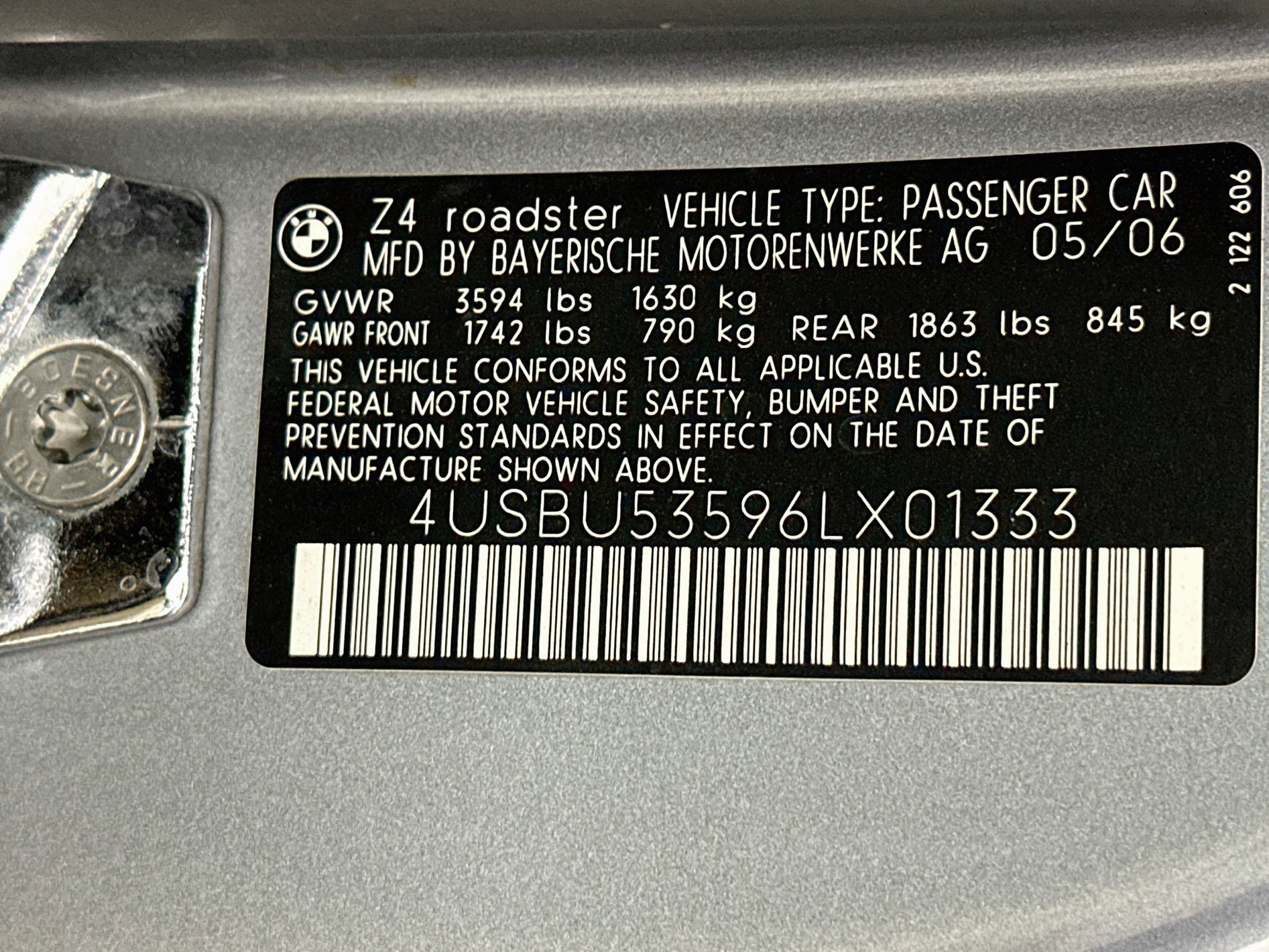 Used 2006 BMW Z4 3.0si RWD image 12