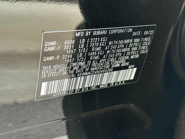 Certified 2022 Subaru Ascent Premium w/ Convenience Package image 36