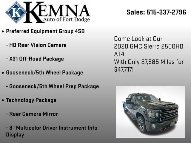 Used 2020 GMC Sierra 2500 AT4 w/ AT4 Premium Package image 37