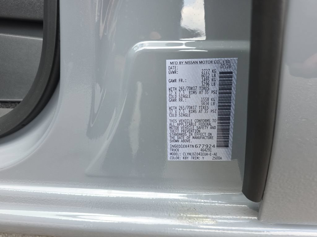 New 2026 Nissan Frontier PRO-4X w/ Pro Premium Package AWD/4WD image 33