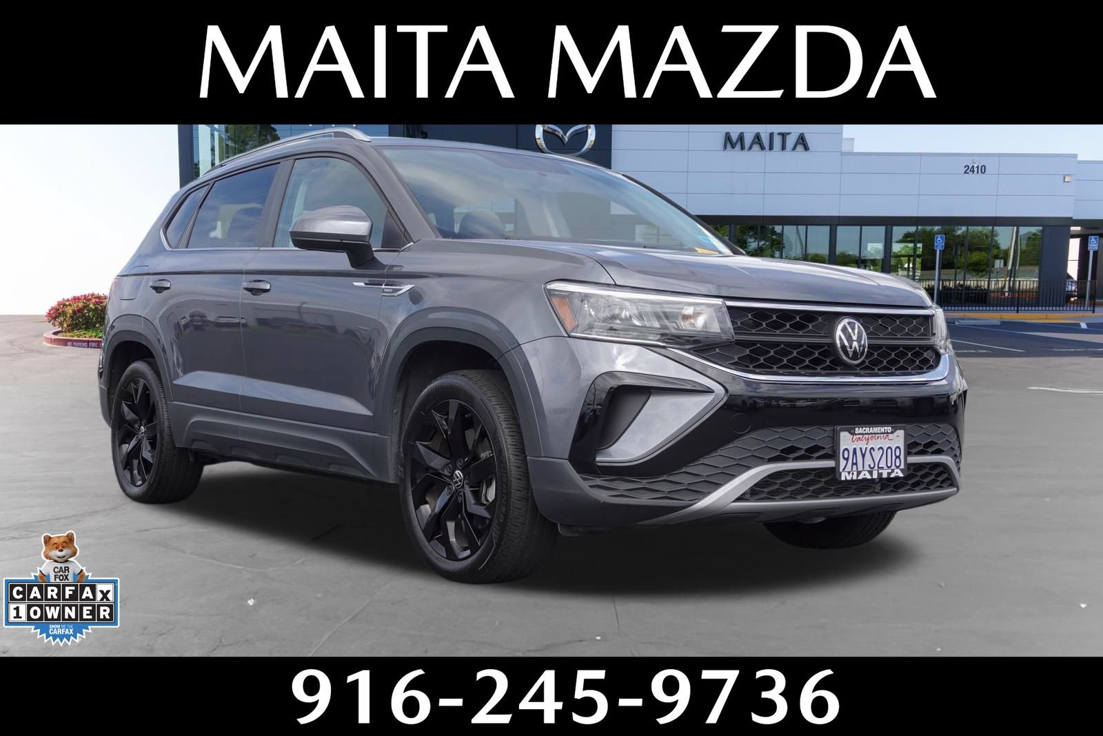 Used 2022 Volkswagen Taos SE FWD image 1