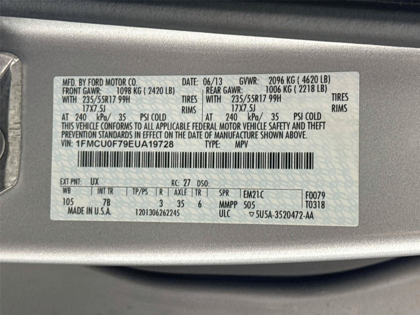 Used 2014 Ford Escape S FWD image 29