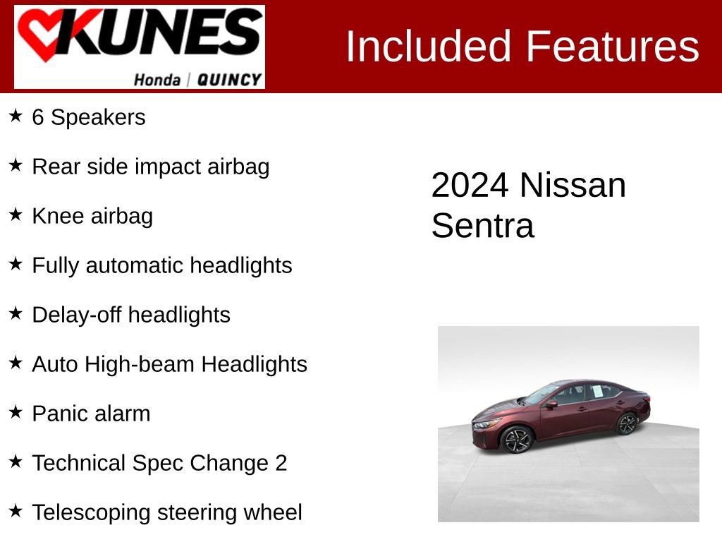 Used 2024 Nissan Sentra SV image 2