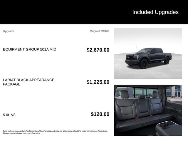 New 2026 Ford F150 Lariat w/ Equipment Group 501A Mid image 5