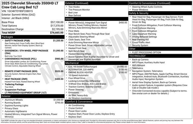 Used 2025 Chevrolet Silverado 3500 LT w/ Safety Package AWD/4WD image 17