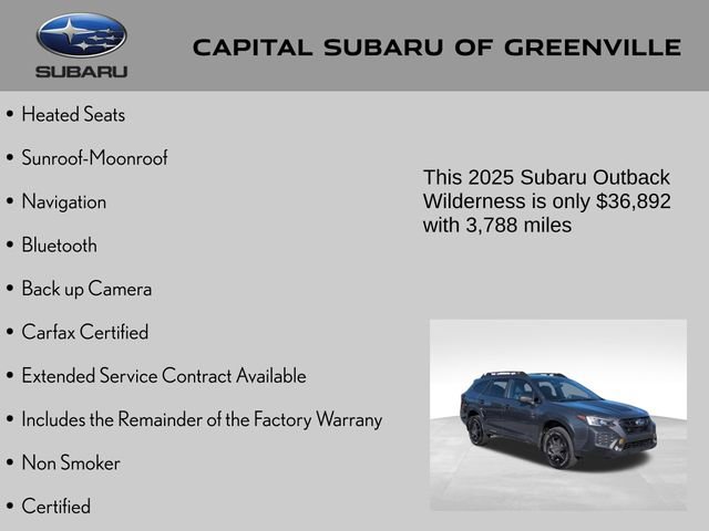 Used 2025 Subaru Outback Wilderness image 4