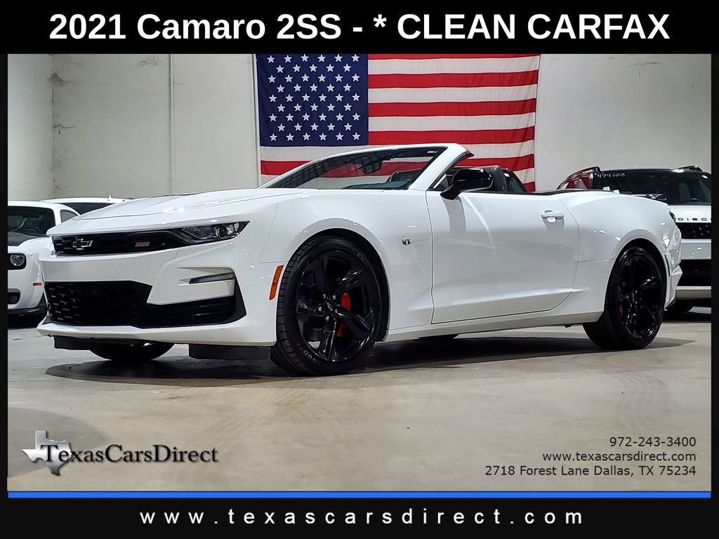 Used 2021 Chevrolet Camaro SS RWD image 1