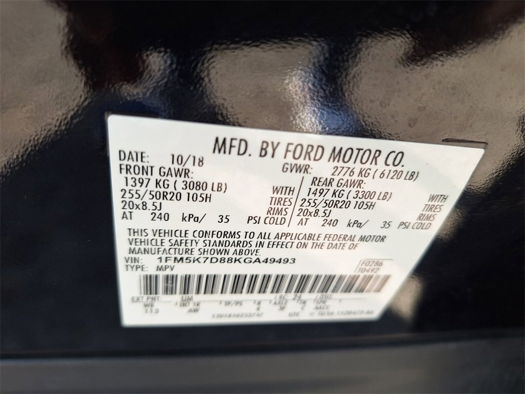 Used 2019 Ford Explorer XLT w/ Equipment Group 202A image 33