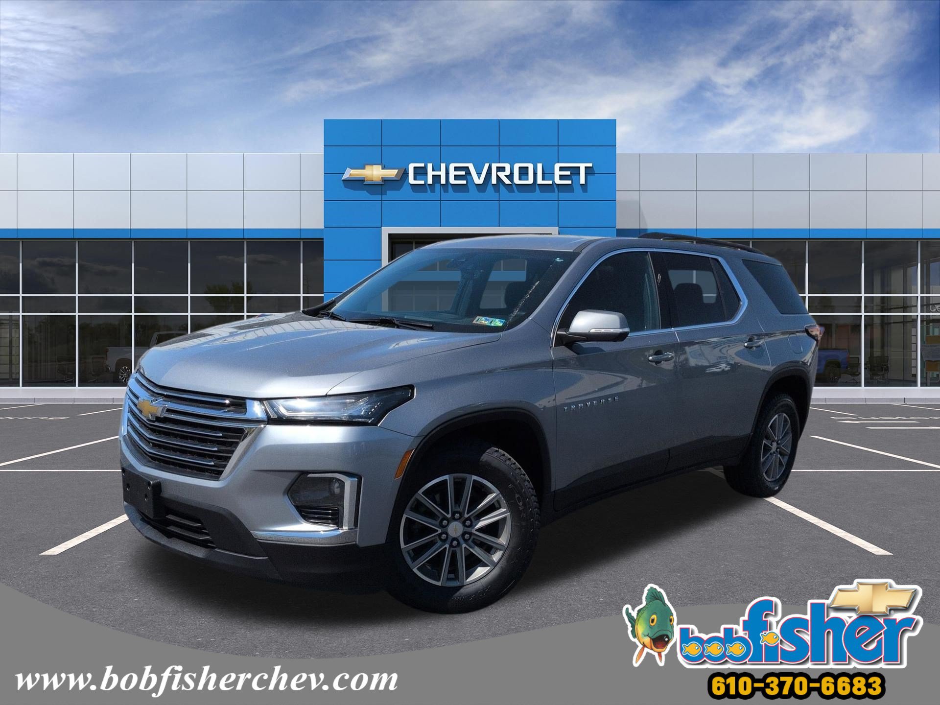 Certified 2023 Chevrolet Traverse LT w/ Rear Camera Mirror Package AWD/4WD image 1