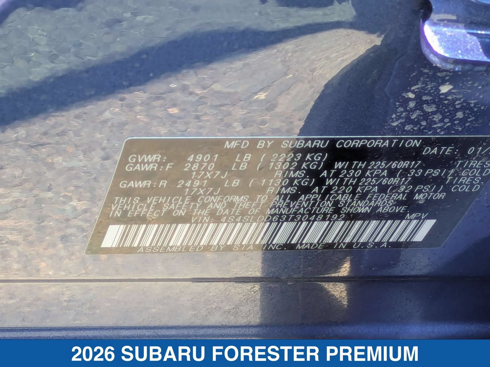 Certified 2026 Subaru Forester Premium AWD/4WD image 39