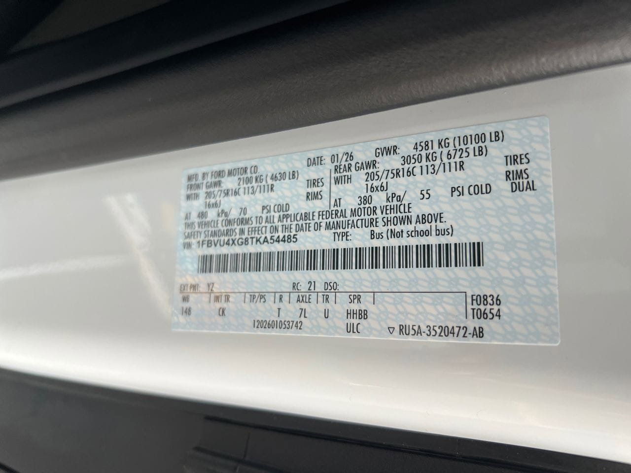 New 2026 Ford Transit 350 XLT image 56