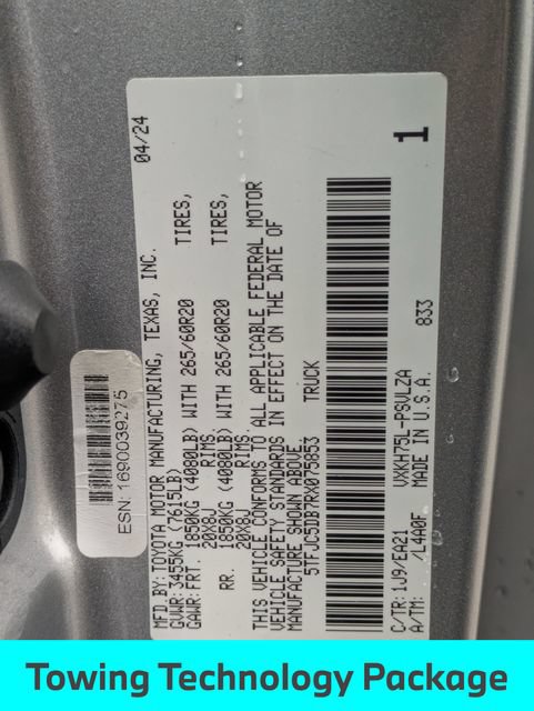 Used 2024 Toyota Tundra Limited AWD/4WD image 28