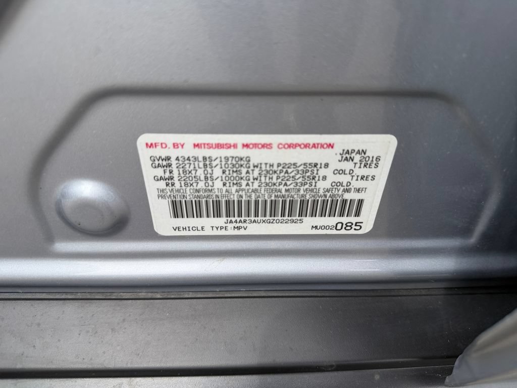 Used 2016 Mitsubishi Outlander Sport ES AWD/4WD image 31