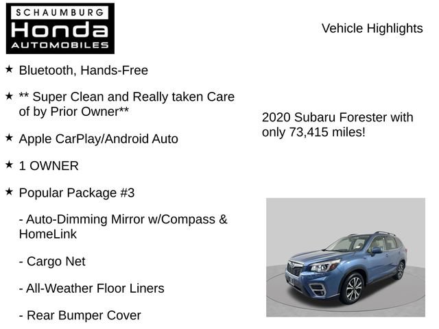 Used 2020 Subaru Forester Limited w/ Popular Package #3 AWD/4WD image 7