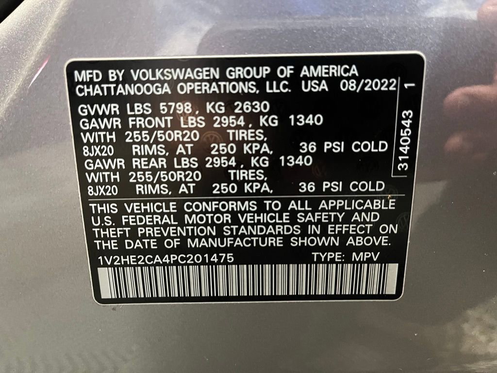 Used 2023 Volkswagen Atlas Cross Sport SE AWD/4WD image 24