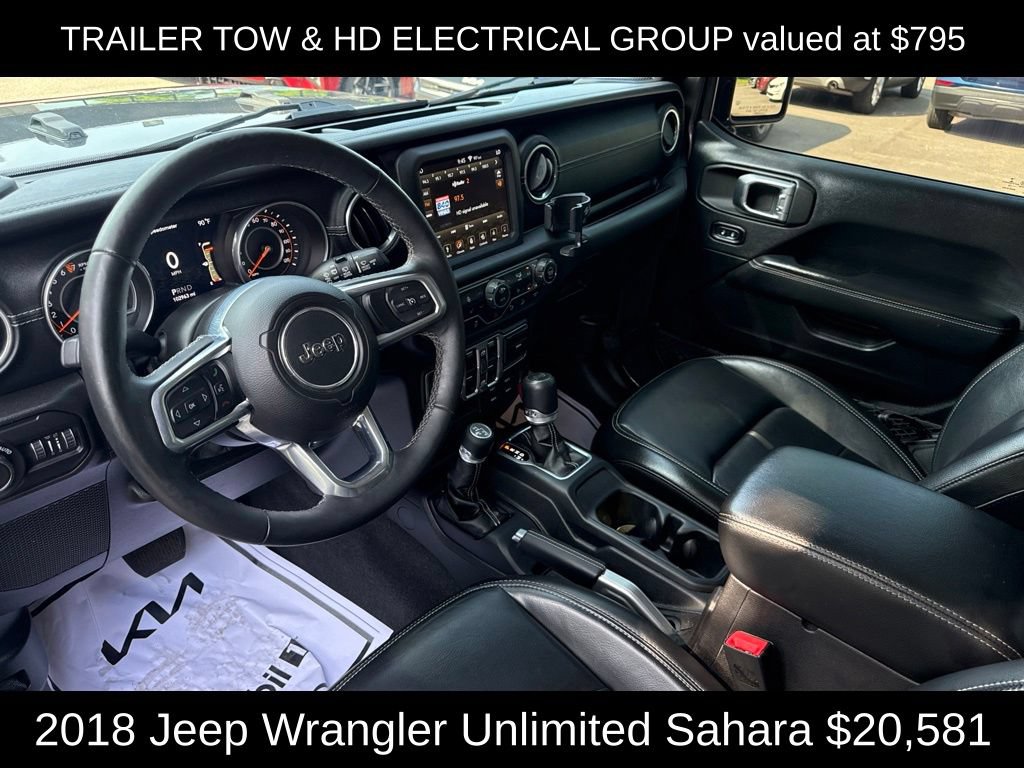 Used 2018 Jeep Wrangler Unlimited Sahara AWD/4WD image 10