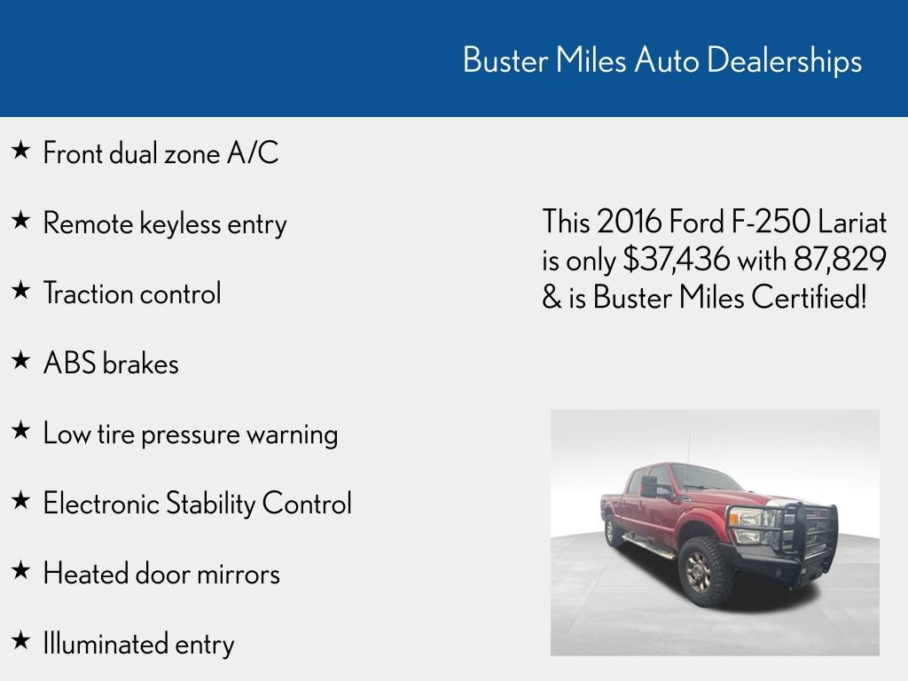 Used 2016 Ford F250 Lariat w/ Lariat Ultimate Package image 6