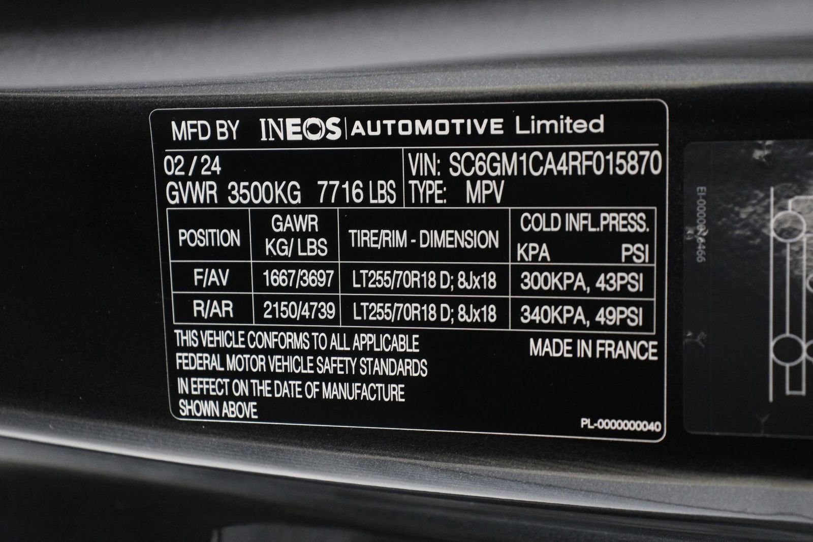 Used 2024 INEOS Grenadier Fieldmaster Edition image 16