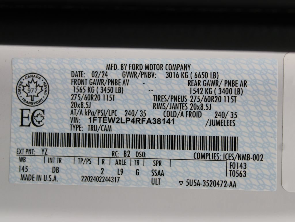Used 2024 Ford F150 STX w/ Mobile Office Package AWD/4WD image 67