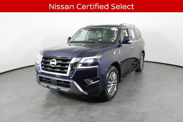 Certified 2023 Nissan Armada SL w/ Captain's Chairs Package RWD image 2