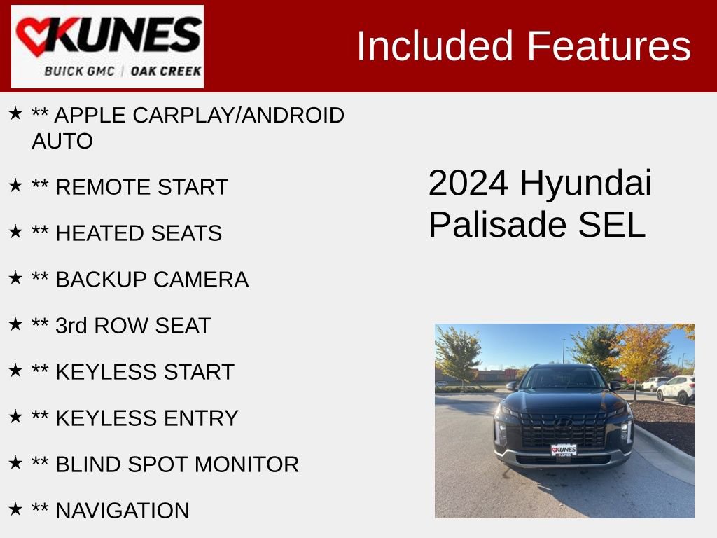 Used 2024 Hyundai Palisade SEL image 2