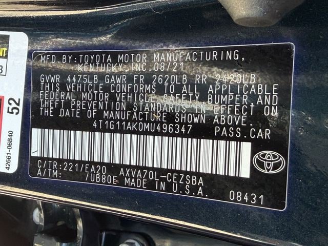Used 2021 Toyota Camry SE FWD image 25