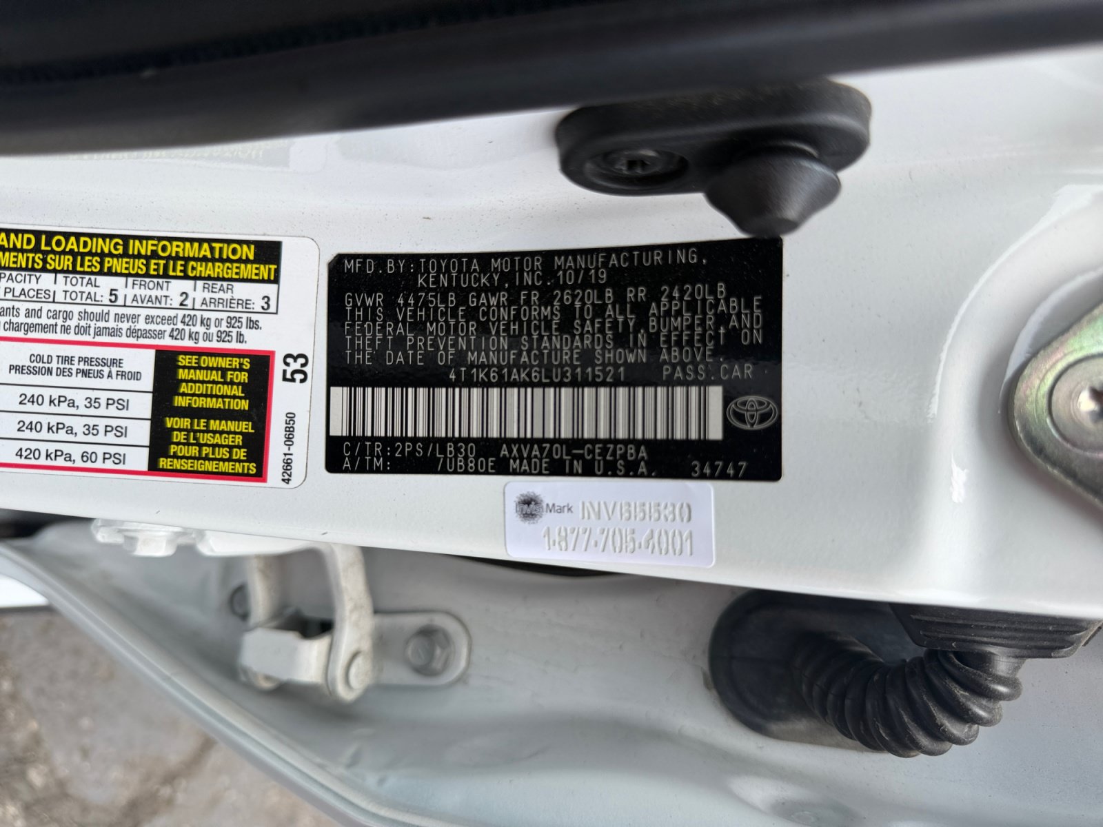 Used 2020 Toyota Camry XSE w/ Blackout Package FWD image 29
