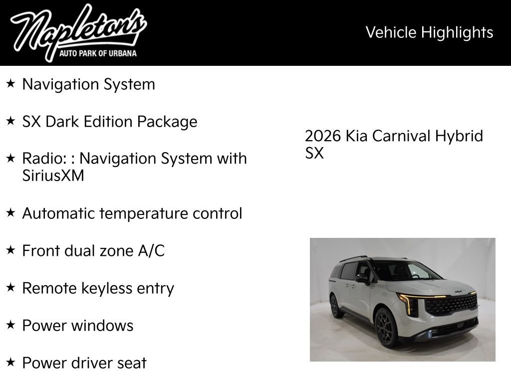 New 2026 Kia Carnival SX image 15