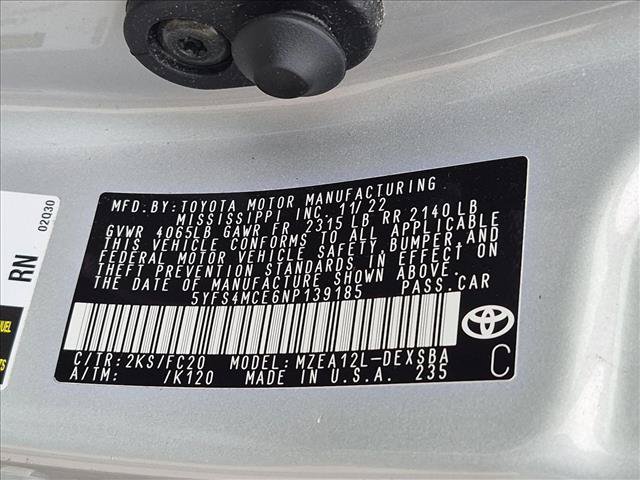 Used 2022 Toyota Corolla SE FWD image 23