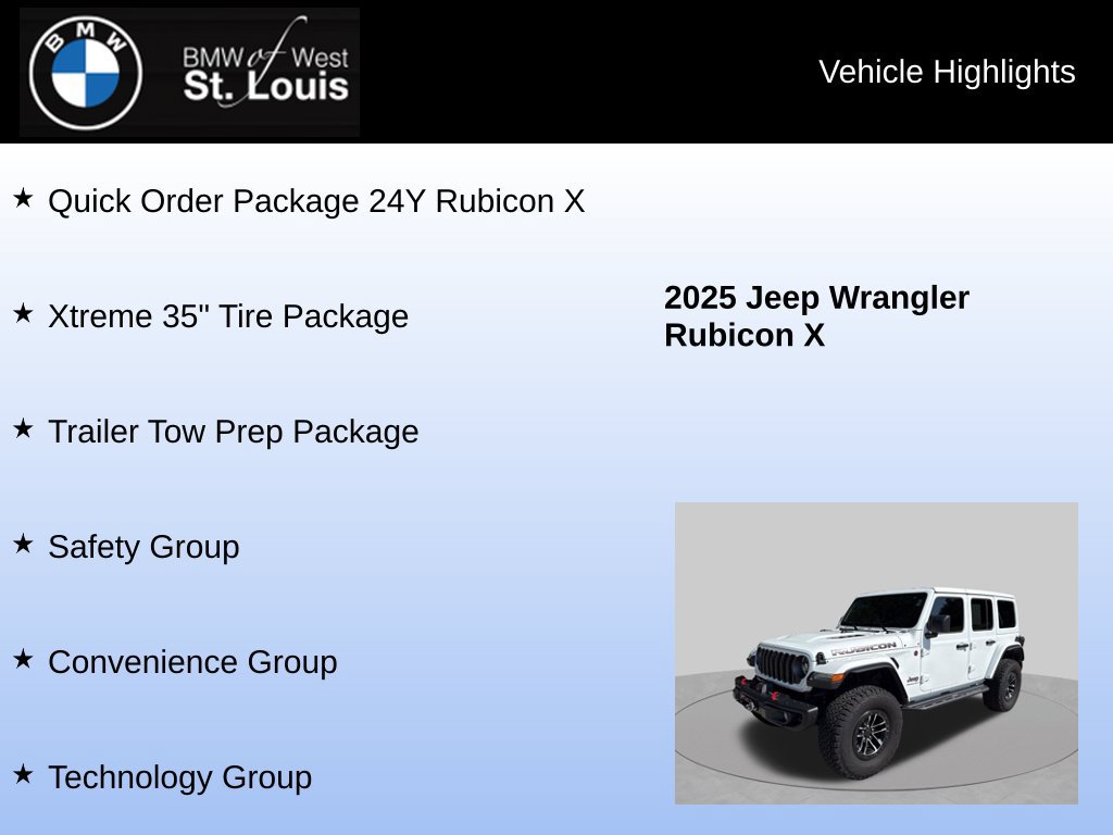 Used 2025 Jeep Wrangler Unlimited Rubicon AWD/4WD image 8