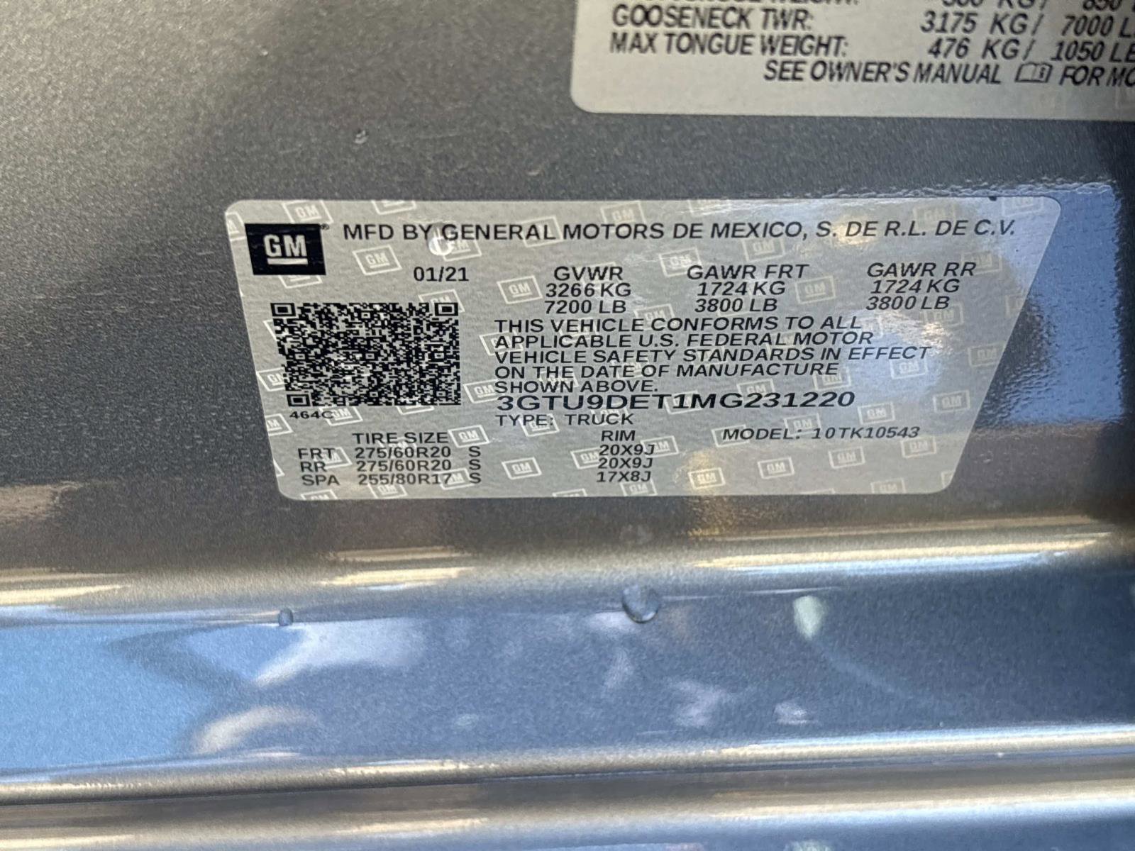 Certified 2021 GMC Sierra 1500 SLT w/ SLT Premium Plus Package image 35