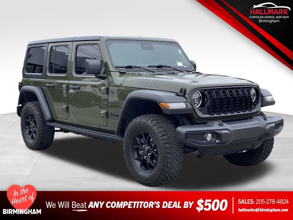 Used 2024 Jeep Wrangler Willys image 1