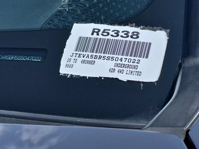 Certified 2025 Toyota 4Runner Limited AWD/4WD image 19