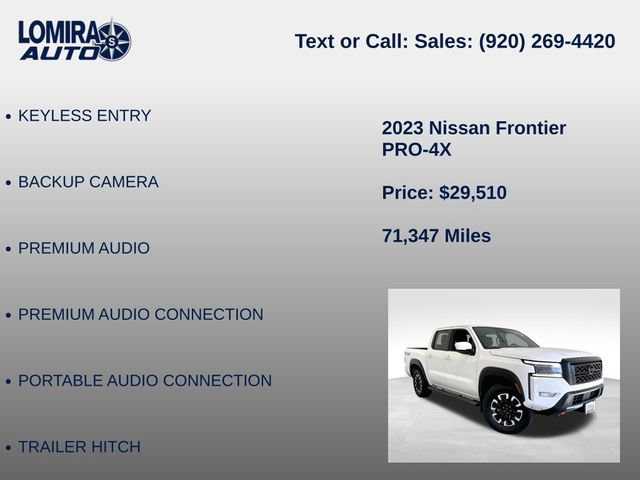 Used 2023 Nissan Frontier PRO-4X AWD/4WD image 14