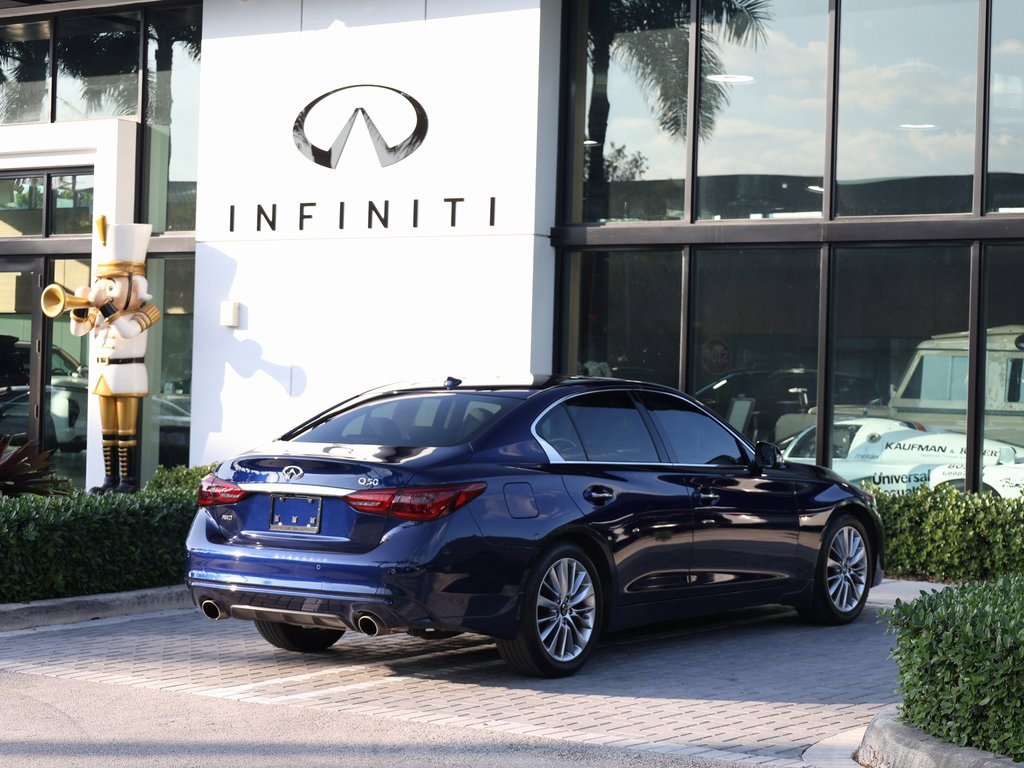 Used 2022 INFINITI Q50 Luxe w/ Cargo Package image 4