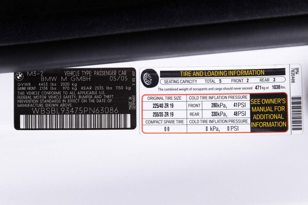 Used 2005 BMW M3 Coupe image 74